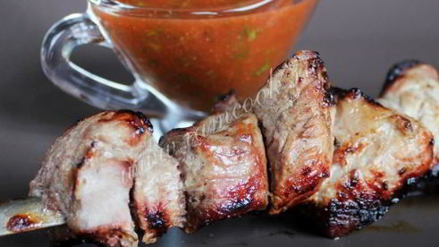 шашлык из свинины в кефире