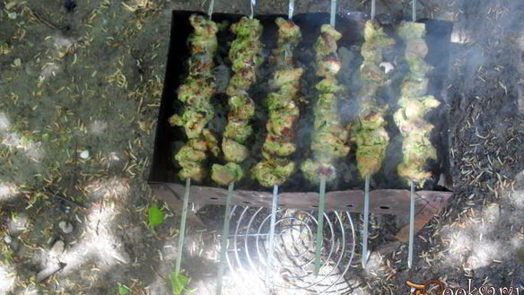 Рецепт Шашлык из свинины Весенний аромат