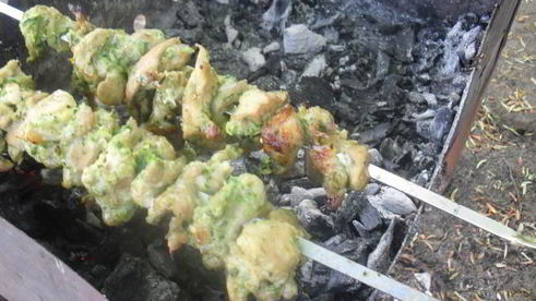 шашлык из свинины весенний аромат