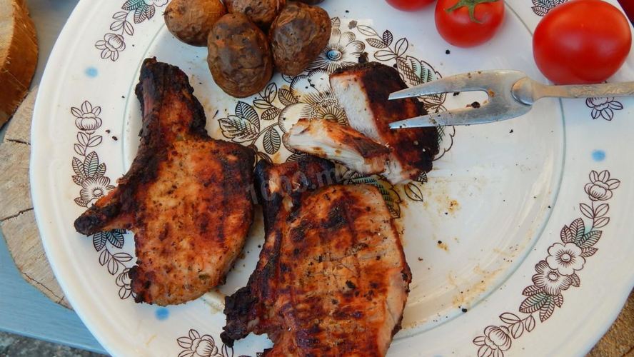 Рецепт шашлык из свиной корейки
