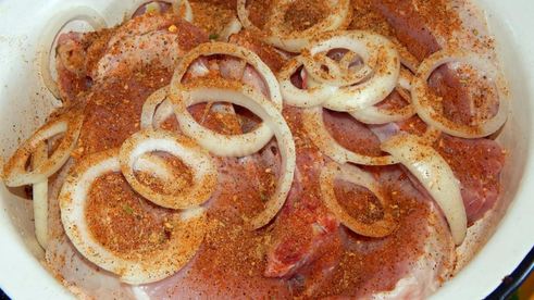 шашлык из свиной корейки