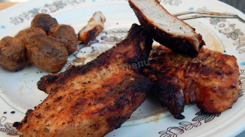 шашлык из свиной корейки