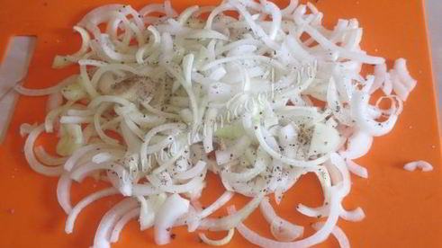 шашлык из свиной шейки с луком