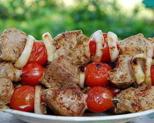 Шашлык маринованный в уксусе