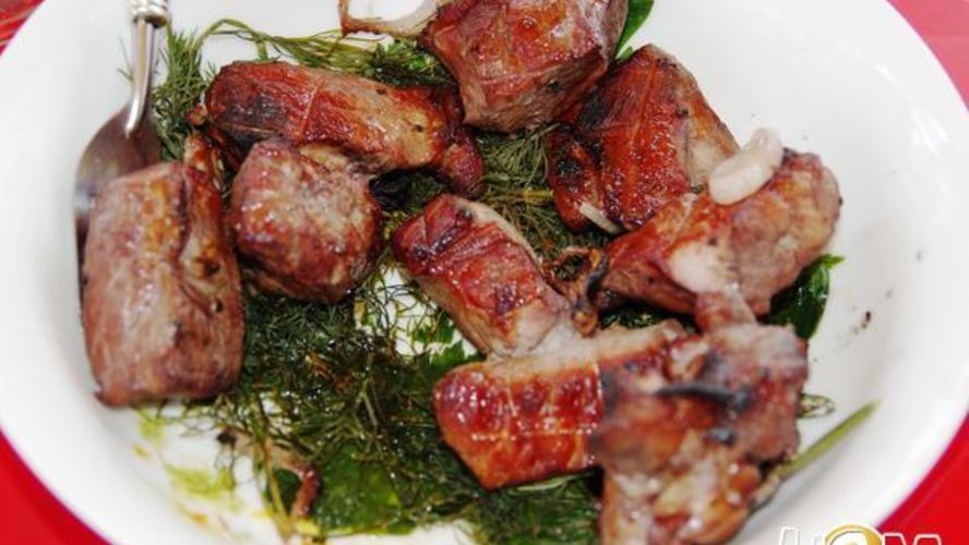 Рецепт шашлык, маринованный в вине