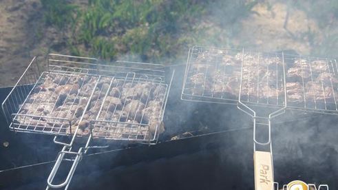 шашлык, маринованный в вине