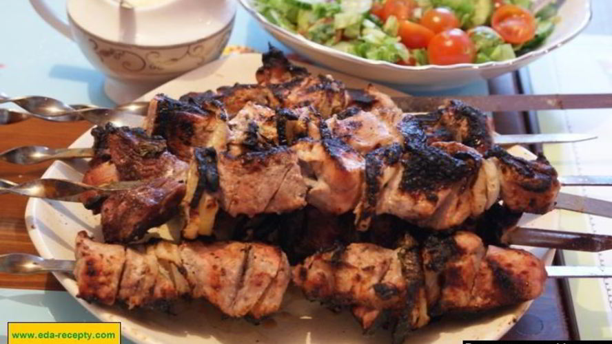 Рецепт шашлык на кефире из свинины