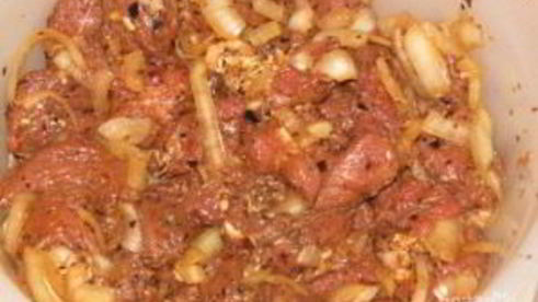 шашлык с барбарисом