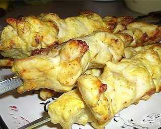 Шашлык с лимоном