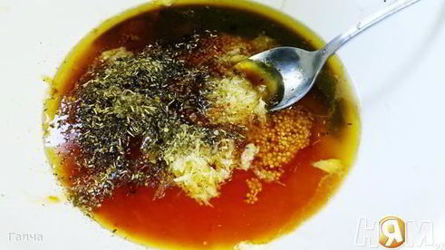 шашлык в апельсиново-абрикосовой глазури