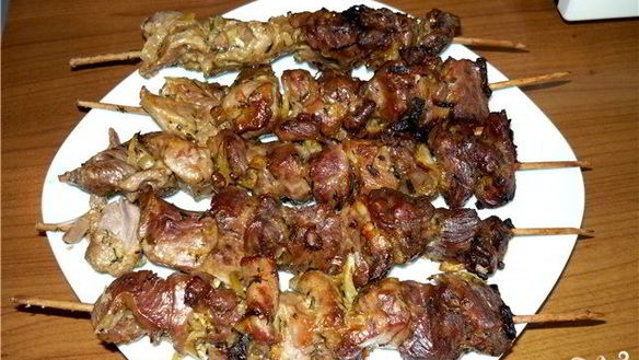 Рецепт Шашлык в духовке в банке