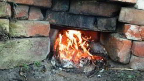 шашлык в коптильне