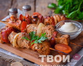 Шашлык в майонезе