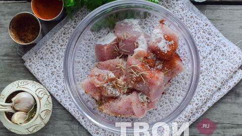 шашлык в майонезе