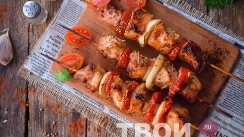 шашлык в майонезе