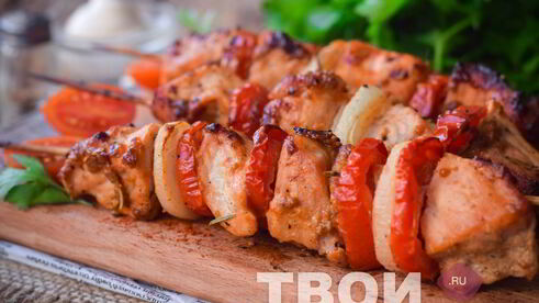 шашлык в майонезе