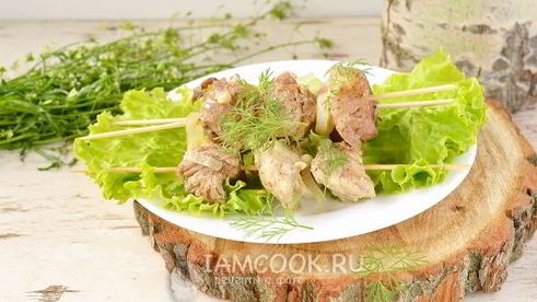 шашлык в рукаве в духовке