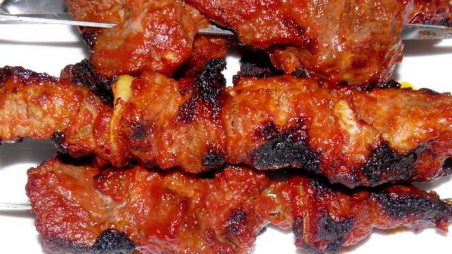 Рецепт шашлык в томатной пасте