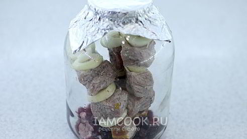 шашлыки в банке в духовке