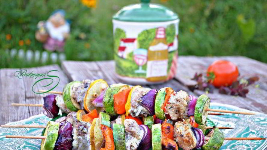 Рецепт сицилийские шашлычки из овощей и трески