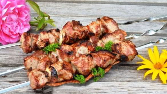 Рецепт Сочный шашлык из свинины с уксусом