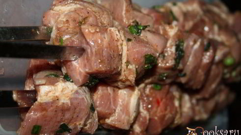 сочный шашлык из свиной шеи