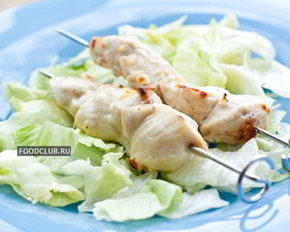 Сочные шашлычки из куриной грудки