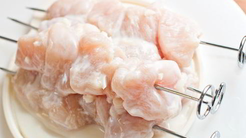 сочные шашлычки из куриной грудки