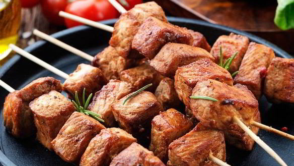 Рецепт Свиной шашлык в медовом маринаде