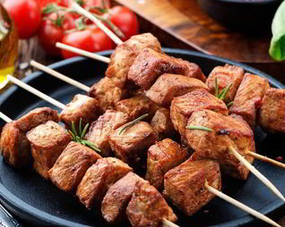 Свиной шашлык в медовом маринаде