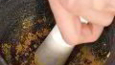 свиные шашлыки в кокосовой стружке