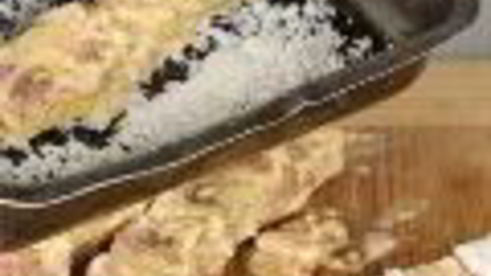 свиные шашлыки в кокосовой стружке