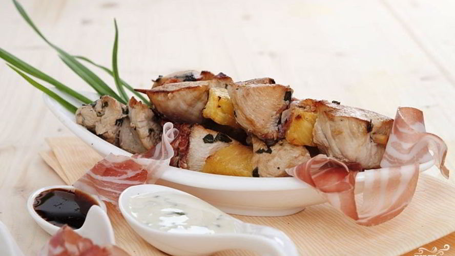 Рецепт экзотический шашлык