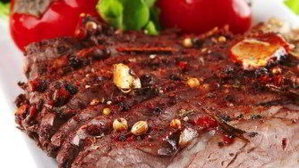 Рецепт Ароматные говяжьи стейки с чесноком и перцем чипотле