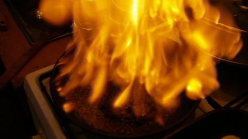 перечный раундрамб-стейк с грилованными овощами