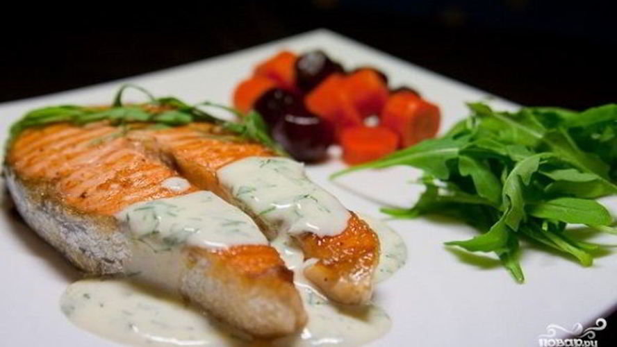 Рецепт соус к стейку из семги