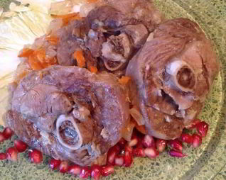 Стейк индейки с косточкой в духовке