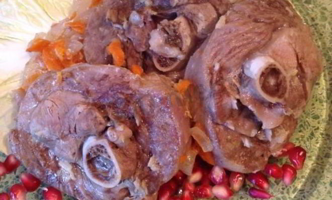 Стейк индейки с косточкой в духовке