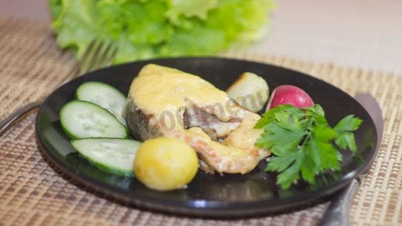 Рецепт Стейк из горбуши в духовке