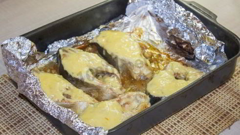 стейк из горбуши в духовке