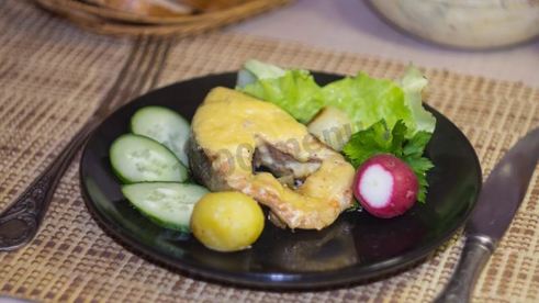 стейк из горбуши в духовке