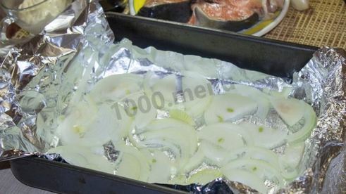 стейк из горбуши в духовке