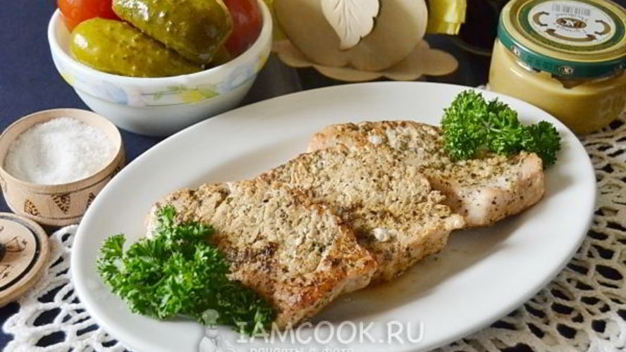 Рецепт стейк из индейки на сковороде