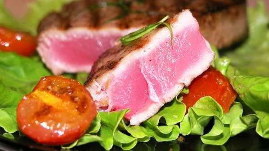 Рецепт стейк из красной рыбы