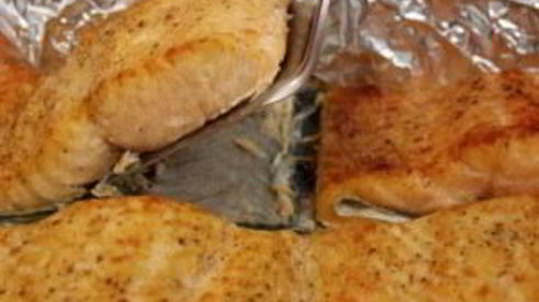 стейк из лосося в духовке