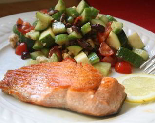 Стейк из лосося