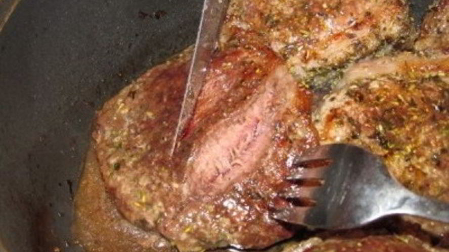 Рецепт стейк из мраморной говядины