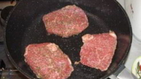 стейк из мраморной говядины