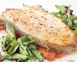 Стейк из палтуса