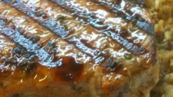 Рецепт Стейк из тунца с маринадом